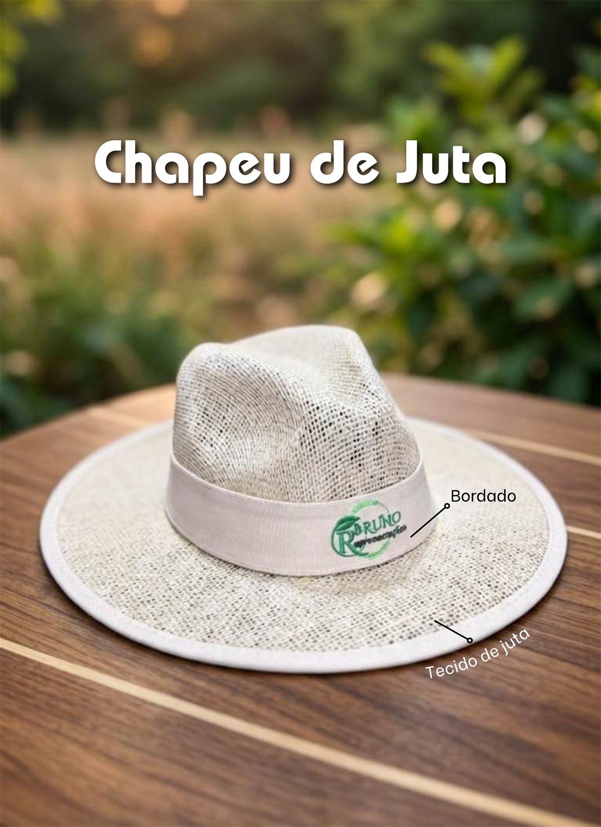 Modelo Chapéu de Juta