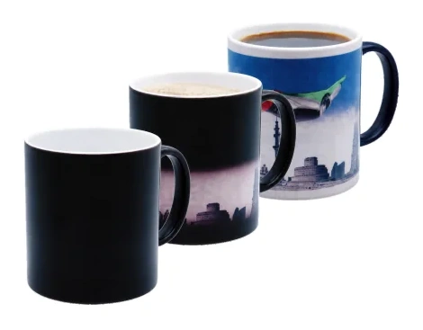 Caneca Mágica Preta Fosca 235 ml