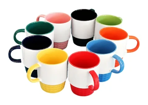 Caneca Cerâmica Resinada Colmeia 350 ml