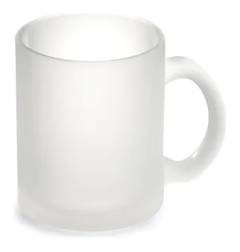 Caneca de Vidro Jateada 325 ml